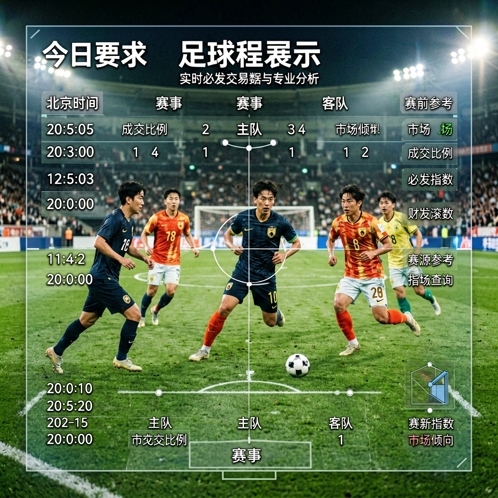 足球赛程表展示